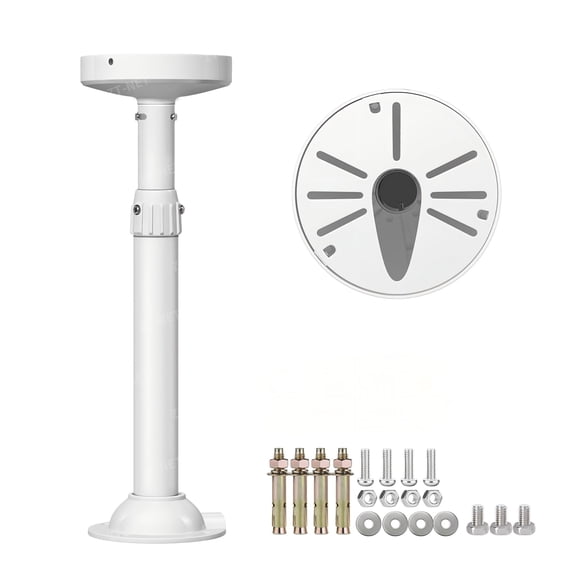 Extendable Pole Camera Mount, Solid Aluminum, Wall/Ceiling Installation