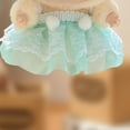 thumbnail image 1 of Ropa de muñeca de felpa de 17 cm, muñeca de juego de imitación, ropa en miniatura, moda suave, haz tus propias muñecas, decoración de muñecas, falda d Verde, 1 of 8