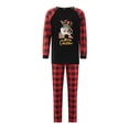 thumbnail image 2 of Qiylii Christmas Family Pajamas Set, Cartoon Deer Print Tops+Trousers/Romper, 2 of 9
