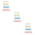 thumbnail image 3 of Transemion 24Pcs/Set Sponge Painting Brush Wooden Handle Nursery Drawing Tools 3Set, 3 of 6