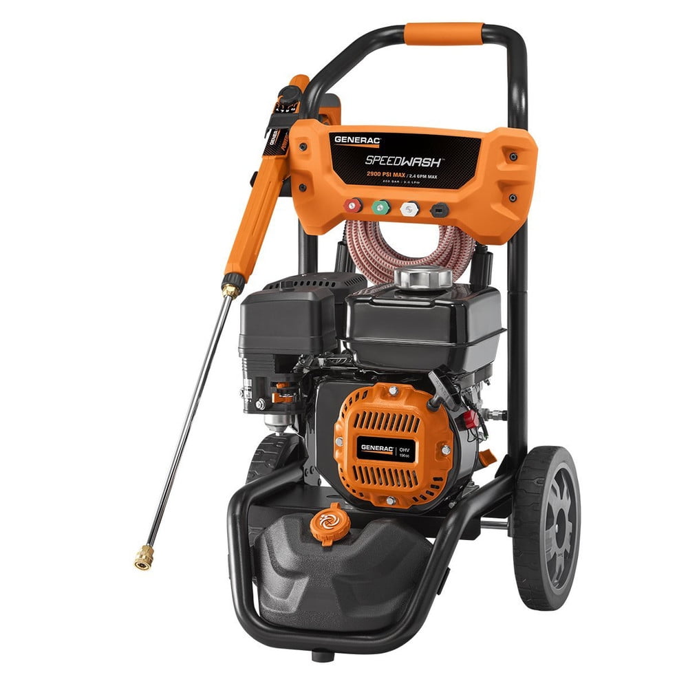 Generac 6882 2 900 PSI 2.4 GPM SpeedWash Gas Pressure Washer