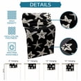 thumbnail image 6 of Black Starfish Coastal Table Runner 70 Inches, Nautical Summer Ocean Abstract Art Bed Runner Dresser Scarves Tabletop for Indoor Outdoor Parties/Ceremony/Banquet, 13" x 70", 6 of 9