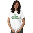 thumbnail image 5 of Funny St Patricks Kiss Me Not Irish Women's Graphic T Shirt Tees Brisco Brands M, 5 of 6