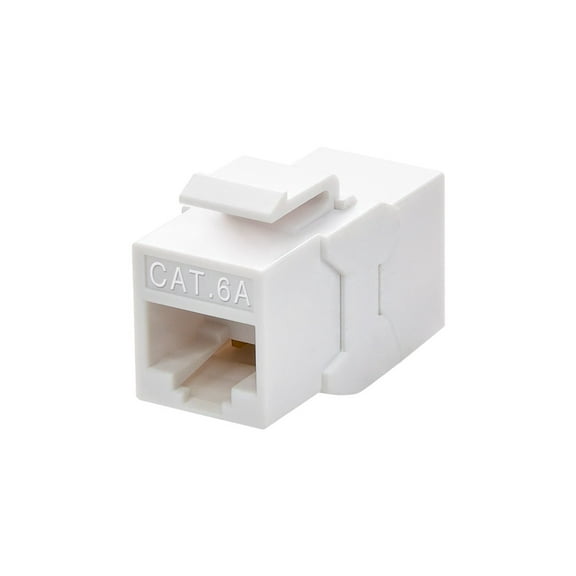 Monoprice Cat6A UTP Keystone In-Line Coupler RJ45-RJ45