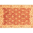 thumbnail image 1 of Ahgly Company Indoor Rectangle Oriental Orange Modern Area Rugs, 5' x 7', 1 of 4