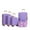 LIGHT PURPLE, variant on Hardside Luggage Sets 6 Piece, Hardshell Suitcase with TSA Lock Spinner Wheel and Travel Duffle Bag.Beige
