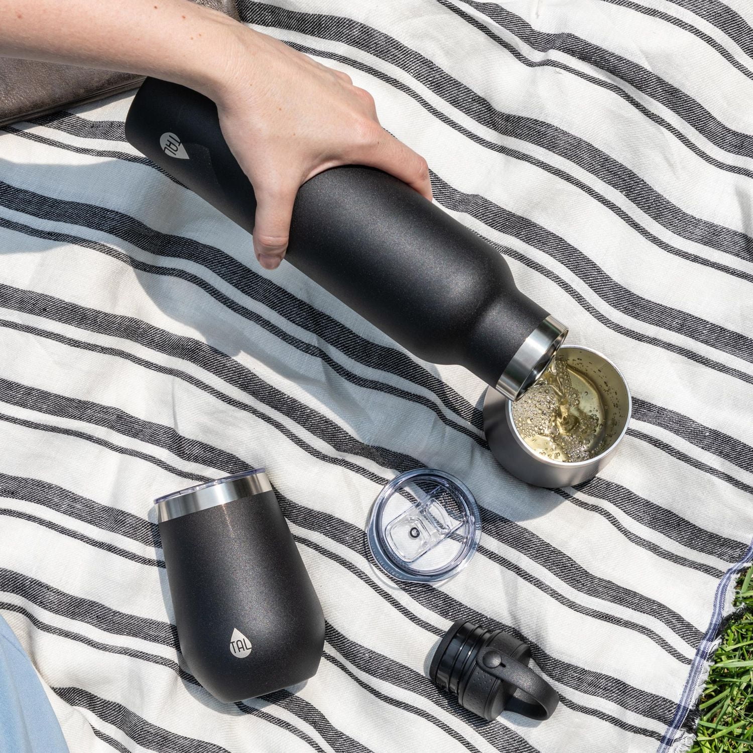 TAL Stainless Steel Merlot & Wine Tumbler, 3 Piece Set