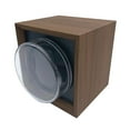 thumbnail image 4 of Enrollador de reloj para caja de reloj automática, organizador de almacenamiento, caja de presentación a prueba de polvo con cubierta, escritorio USB Redondo Negro, 4 of 9