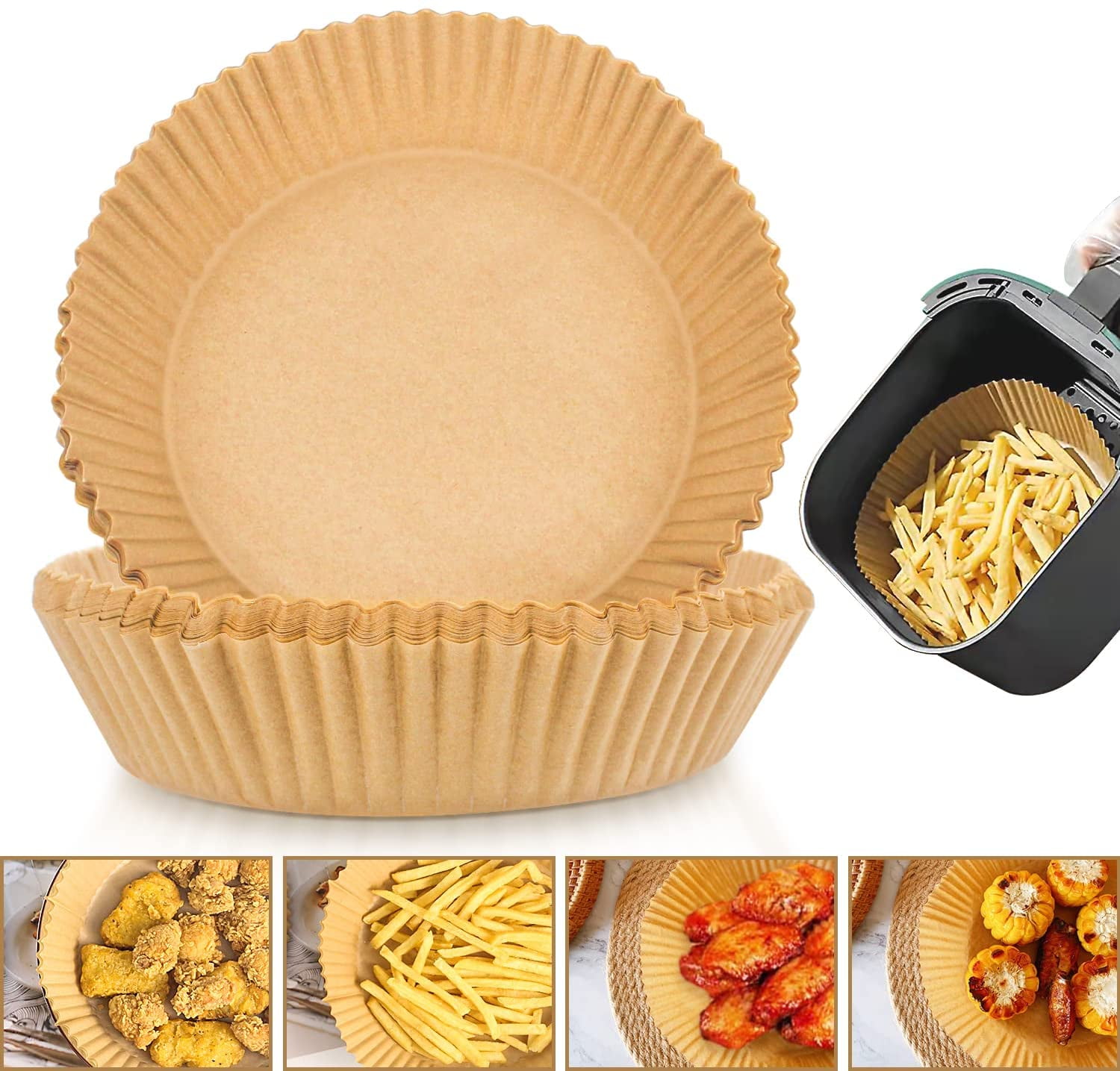 Air Fryer Disposable Paper Liner Non-Stick Disposable Air Fryer Liners  Baking Paper - China Convenient and Convenient and Clean and Hygienic price