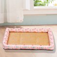 thumbnail image 2 of CSChome Lit pour Animaux Lit pour Animaux Imprimé Fruits Mignons Grand Espace Lit de Couchage pour Chien Tapis Rafraîchissant d'Été, 2 of 7
