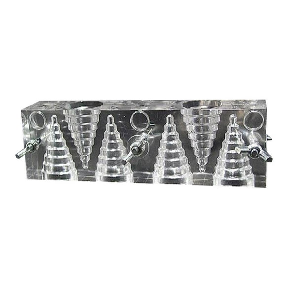 SDFGTstore Incense Cone Making Mold Acrylic Transparent 8 Layers Pagoda Tower Incense Mould DIY Incense Cone Making Tool Hand Crafts