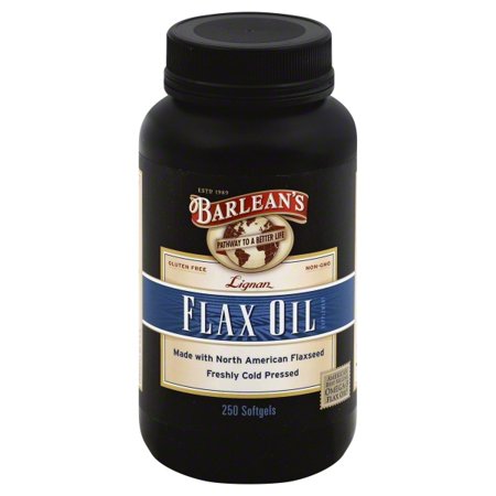 Barleans Flax Oil - Barlean's - Lignan Flax Oil 1000 mg. - 250 Capsules