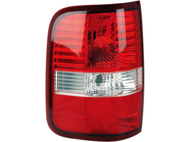 Left Fits Styleside Except Hrly-Dvsn Driver Side Tail Light Assembly Compatible with 2004-2008 Ford F150 