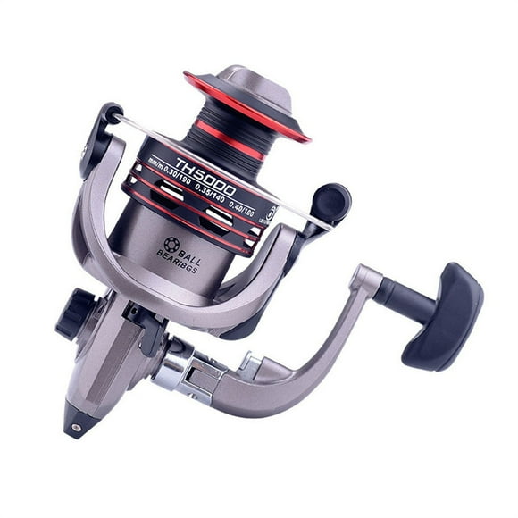 Max Drag Power 5.2:1 Fishing Reel Pike Bass Fishing Water Resistance Spinning Reel Fishing Reex ,Rigid Aluminum Skeletal Frame