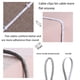 thumbnail image 5 of Cable Ethernet Cat 6 de 50 pies, color blanco, cables de conexión LAN planos para red de Internet, cable sólido para computadora Cat6 de alta velocidad con clips y conectores Rj45, 5 of 5