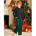 thumbnail image 4 of Arshiner Boys Loose-fit Pajamas Long Sleeve Top and Pants Car Print 2 Piece Pajama Set, 4 of 6