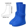 thumbnail image 3 of Reusable Waterproof Shoe Covers, Friction High Top Snow Boots, Galoshes Overshoes for Outdoor, Cycling, Camping, Fishing, Sturdy, Durables and Easys to Clean(Blue), 3 of 6