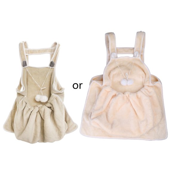 lanema Hand-free Pet for Carrier Plush Bag with Kangaroo Pocket for Kitten Puppy Small