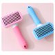 thumbnail image 3 of Juego de 2 cepillos azules para perros y gatos, cepillo autolimpiante para pelo suelto de gatos y perros, elimina eficazmente incluso el pelo suelto y la caspa, adecuado para perros y gatos de pelo co, 3 of 5