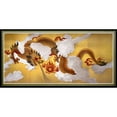 thumbnail image 2 of Oriental Furniture Dragons in the Sky Canvas Wall Art, Wall hanging, 35.25"W x17.75"H, Printed on Canvas, 2 of 5
