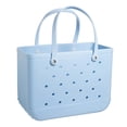 thumbnail image 1 of Bolsa de playa WREAGD EVA impermeable y lavable para playa, color azul claro, 1 of 8