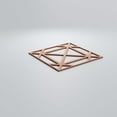 thumbnail image 3 of Ekena Millwork 11 3/8"W x 11 3/8"H x 1/4"T Small Buxton Decorative Fretwork Wood Wall Panels, Cherry, 3 of 15