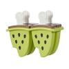 thumbnail image 1 of PEONAVET Ice Cream Mold Popsicle With 4 Pops, Ice Cream Molds Reusable Ice Makers Easy Release Popsicle Tray For DIY Ice Cream Homemade Ice, 1 of 2