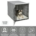 thumbnail image 5 of MidWest Homes for Pets Dog Crate Cover, Gray Geometric Pattern, 48", 5 of 8