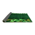 thumbnail image 2 of Ahgly Company Indoor Square Abstract Green Modern Area Rugs, 8' Square, 2 of 4