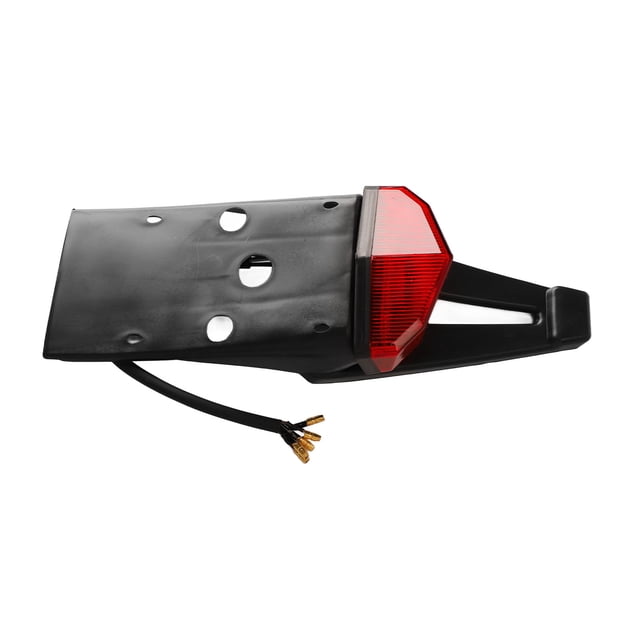 Rear LED Tail Light, Rear Mount Tail Light High Brightness Brake Lamp Durable Structure Driving Lights for Dirt Bike