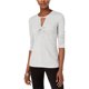thumbnail image 1 of Blusa I-N-C con orificio para llave en la parte delantera para mujer Gris Mediana Pull-over, 1 of 1