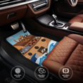 thumbnail image 5 of Daiia Animals on Noah's Ark Printed Car Floor Mats Set of 4, Durable Non Slip Auto Floor Carpet, Car Interior Carpets Proof Foot Pads Anti-Slip Cushion Automoetive Accessories, 5 of 6