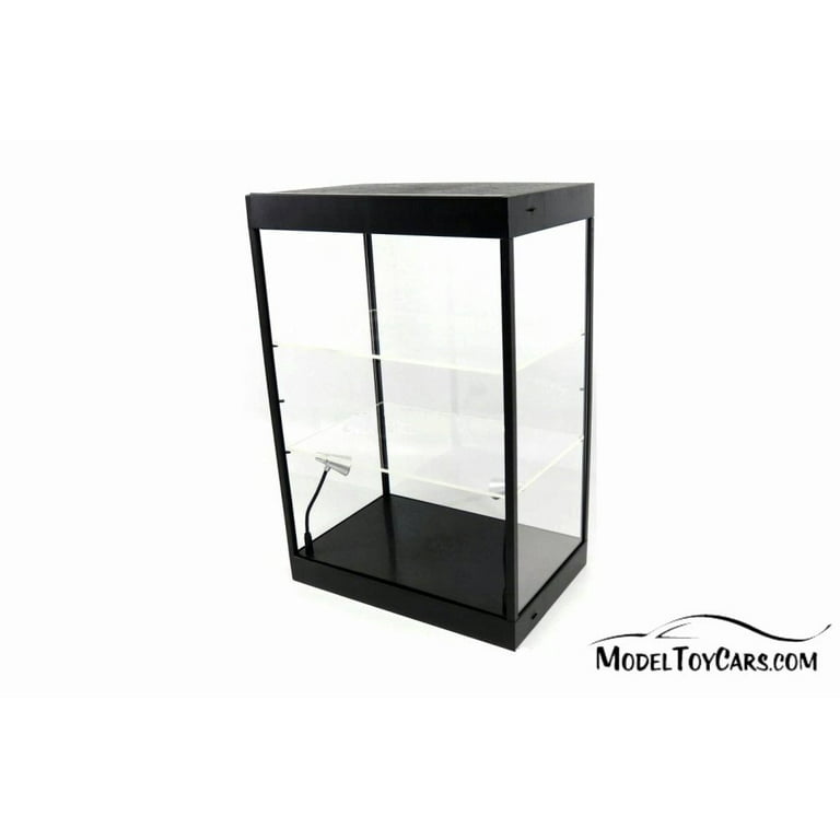 Set of 2, 7.4 Tall Battery Powered Black Display Case Accent Lights