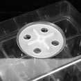 thumbnail image 3 of OUNONA 5Pcs Durable Plastic Nursery Pots Transparent for Cultivation, 3 of 8