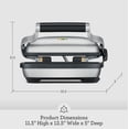 thumbnail image 2 of Breville Perfect Press Sandwic Breville BSG600BSSBreville, 2 of 6
