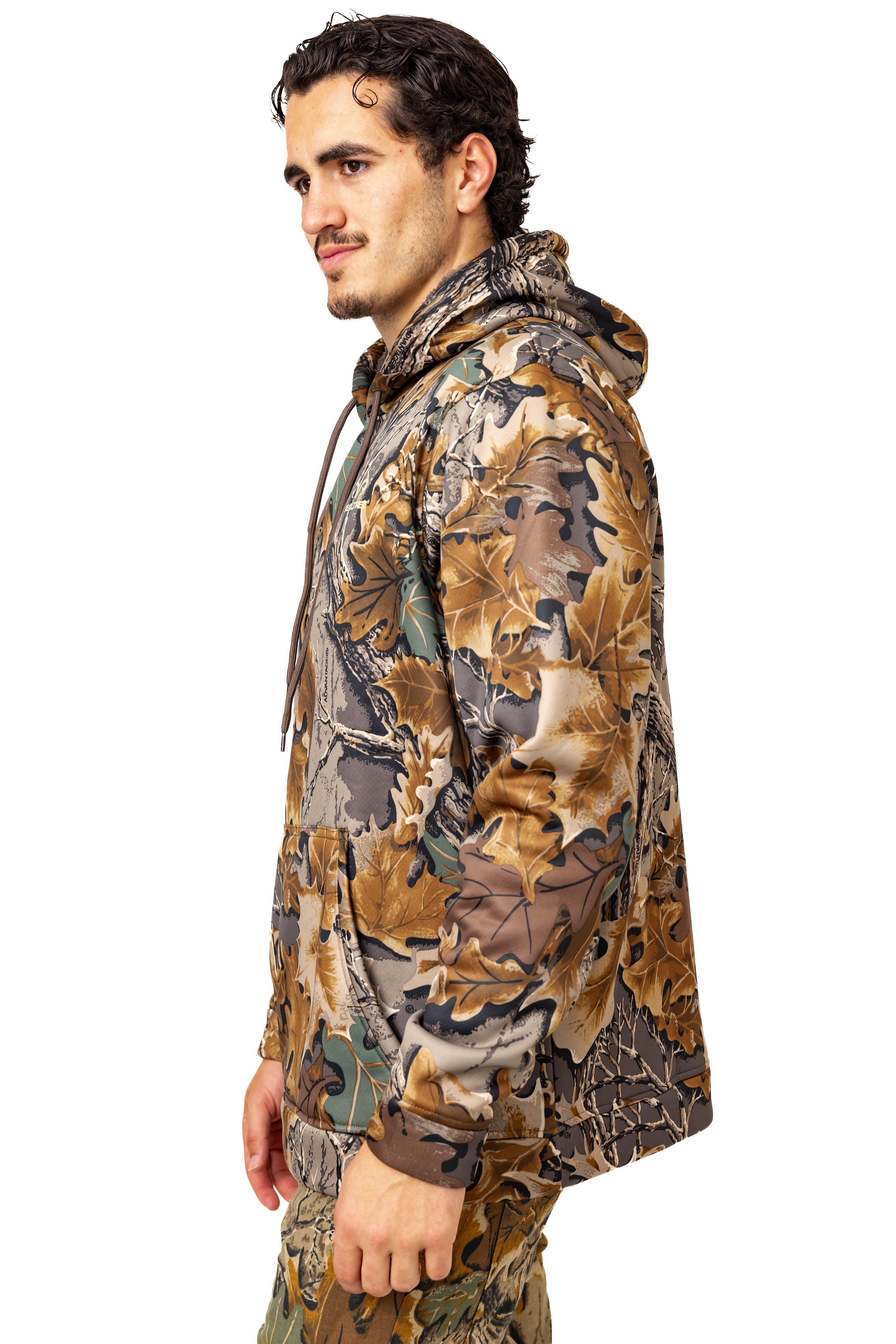 Realtree Men's Camo Hunting Hoodie - High Pile Pullover for Outerwear | Size S-4X