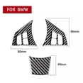 thumbnail image 5 of Ana 3Pcs Carbon Fiber Steering Wheel Cover Trim For BMW 6 Series E63 E64 2004-2010, 5 of 9