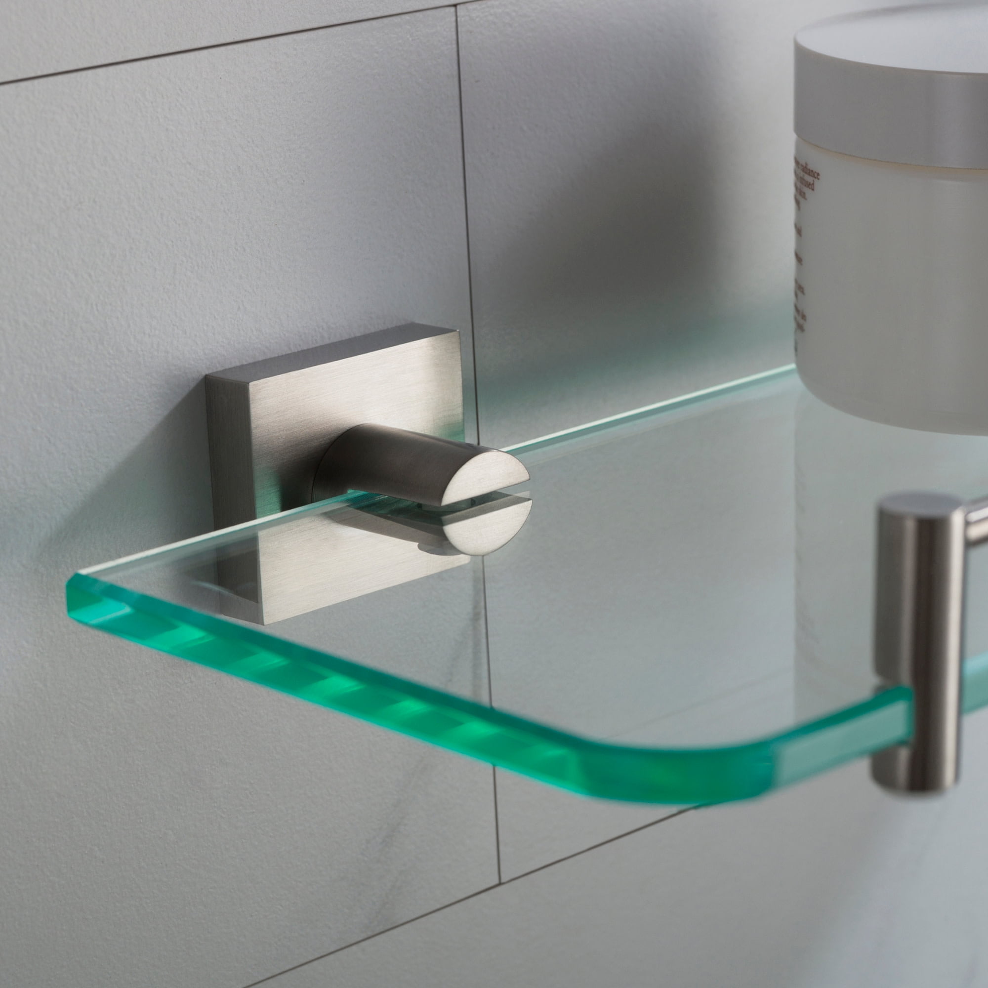 Kraus Bathroom Shelf Shower Organizer, Brushed Nickel