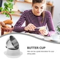 thumbnail image 4 of Stainless Steel Butter Dish with Dome Cover Cake Display Cover Serving Platter Preserving Serving Dessert Dish Tray Butter Cheese Keeper Box, 4 of 6