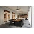 thumbnail image 6 of 59359-Casablanca Fans-Caneel Bay - 5 Blade 56 Inch Ceiling Fan with Wall Control in Rustic Modern Style and includes 5 Motor Speed settings-Aged Steel, 6 of 15