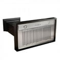 thumbnail image 4 of ZLINE 30 in. Wooden Wall Mount Range Hood in Black - Includes Motor (KPCC-30), 4 of 5