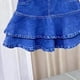 thumbnail image 5 of Falda vaquera de color liso para niña, informal, de poliéster, para el trabajo, 5 of 5