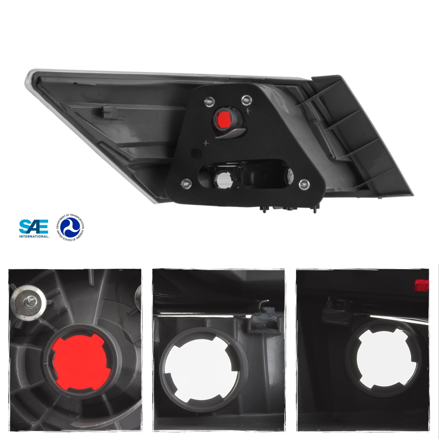 AKKON - Fits 2008-2012 Honda Accord Sedan 4Door [OE Style] Tail Light Brake Lamp Passenger Right Side 09 10 11