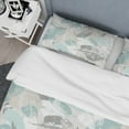 thumbnail image 4 of Designart 'Retro Foliage Design I' Mid-Century Modern Duvet Cover Set, 4 of 4