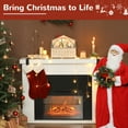 thumbnail image 6 of Christmas Advent Calendar with 24 Countdown Drawers and LED Lights, Wooden Advent Calendar House, Battery Operated, 6 of 8