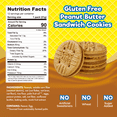 thumbnail image 2 of ChocZero Peanut Stackers, Crunchy Peanut Butter Sandwich Cookies, Gluten Free, Keto, 9 oz, 2 of 7