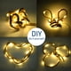 thumbnail image 2 of Lámpara De Valla Lámpara Luces colgantes de cuerda de cáñamo creativas 8 modos para la decoración del balcón del patio del jardín al aire libre, 2 of 8