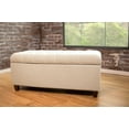 thumbnail image 4 of HomePop Ainsley Button Tufted Storage Bench, Multiple Colors, 4 of 9