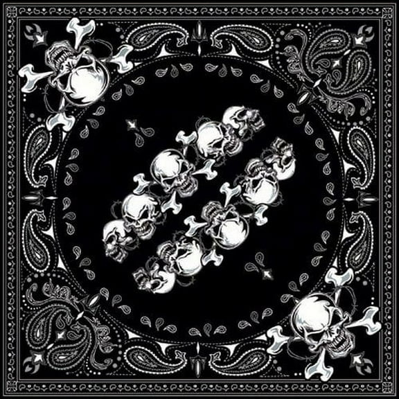Zan Headgear Deluxe Bandana Skull Row