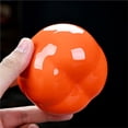thumbnail image 6 of 2pcs Persimmon Ceramic Storage Jar Cute Persimmon Tea Airtight Candy Container Jar, 6 of 9